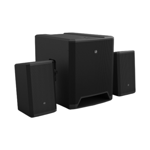 [LDDAVE18G4XINT Compact 2.1 Powered Sound System 18" Sub] LDDAVE18G4XINT Compact 2.1 Powered Sound System 18" Sub