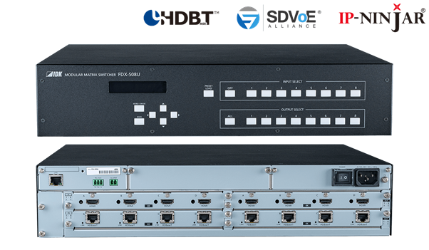 [FDX-S08U, 4K@60 (4:4:4) Modular Matrix Switcher with 8 Inputs & 8 Outputs, Frame] FDX-S08U, 4K@60 (4:4:4) Modular Matrix Switcher with 8 Inputs & 8 Outputs, Frame