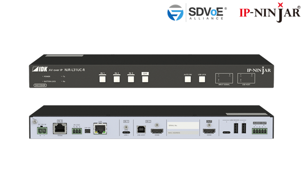 [NJR-L31UC-R - 4K@60 HDMI and USB-C Decoder with 3 Inputs and 1 Output] NJR-L31UC-R - 4K@60 HDMI and USB-C Decoder with 3 Inputs and 1 Output