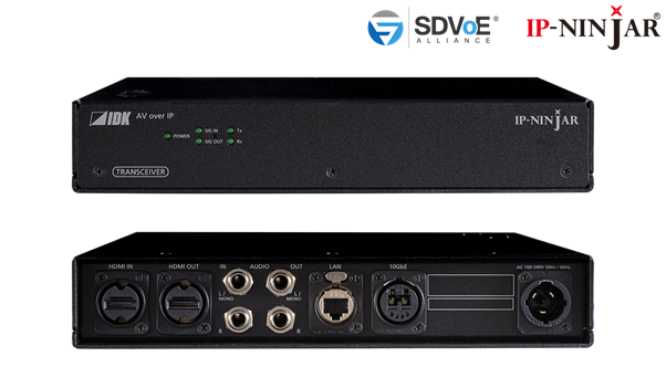 NJR-P01UFR-TR-MM - 4K@60 HDMI Transceiver Rugged Chassis model for Multimode Fiber
