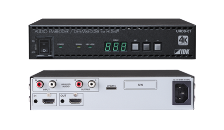 [UHDS-01 - 4K@60 HDMI Audio Embedder/De-Embedder] UHDS-01 - 4K@60 HDMI Audio Embedder/De-Embedder