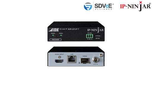 NJR-L01UF-T, 4K@60 HDMI Encoder Fiber model (SFP+ module sold separately)