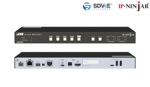 NJR-L21UC-T - 4K@60 HDMI and USB-C Encoder with 2 Inputs and 1 Output