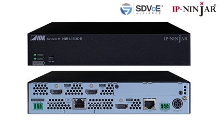 NJR-L13UC-R - 4K@60 HDMI Decoder with 1 Input and 3 Outputs