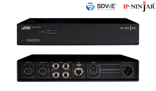 NJR-P01UFR-TR-MM - 4K@60 HDMI Transceiver Rugged Chassis model for Multimode Fiber